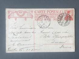 Suisse, Entier Carte Postale Illustrée 10c. 1909 - TAD Genève 1910 - (B2780) - Ganzsachen