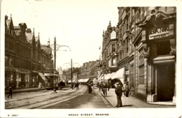 BERKS - READING - BROAD STREET - ANIMATED 1915 RP Be285 - Reading