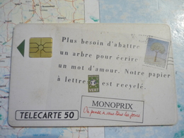 Monoprix / Plus Besoin D'abattre Un Arbre Pour écrire Un Mot D'amour.... 50 Unités - Ohne Zuordnung