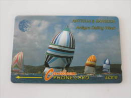 Antigua & Barbuda GPT Magnetic Phonecard,13CATA Sailing Week,used - Antigua And Barbuda