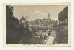 FRIBOURG - ENTREE DE LA VALLEE DU GOTTERON 1943 VIAGGIATA FP - Fribourg