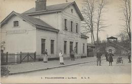 VILLECRESNES -  LA GARE - ANNEE 1915 - Villecresnes