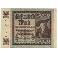 Billet, Allemagne, 5000 Mark, 1922, 1922-12-02, KM:81c, TTB - 5000 Mark