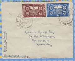 Ireland On FDC Cover South West Africa SWA - 1949 - Republic Leinster House Dublin - Brieven En Documenten