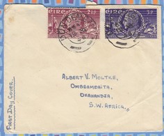 Ireland On FDC Cover South West Africa SWA - 1948 - Insurrection Of 1798, 150th Anniversary Theobald Wolfe Tone - Covers & Documents