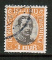 ICELAND  Scott # O 40 VF USED (Stamp Scan # 593) - Officials