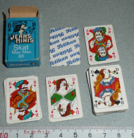 Rare Ancien Jeu De 32 Cartes Miniatures, Complet En Boite, Belgique Belgium PELIKAN, Jeans Minis Skat Mau-Mau 66 - 32 Cartes