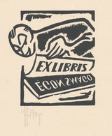 Ex Libris Egon Smago - Heinz Friege (1923-2012) Gesigneerd - Bookplates