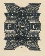 Ex Libris Ferd. Galli - V. Burda - Bookplates