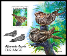 ANGOLA 2019 MNH Nightjars Nachtschwalben Engoulevent S/S - IMPERFORATED - DH2006 - Schwalben