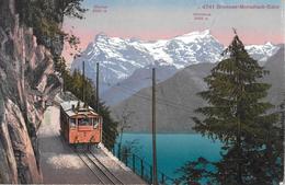 BRUNNEN → Brunnen-Morschachbahn, Colorierter Lichtdruck Ca.1905     ►RAR◄ - Morschach