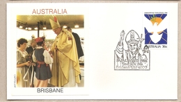 Australia - Busta Con Annullo Speciale: Visita Di S.S. Giovanni Paolo II - 1986 - Storia Postale