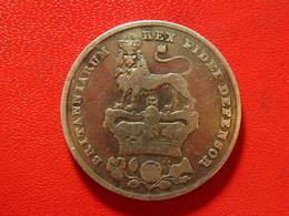 Royaume-Uni - UK - Shilling 1826 George IV - Coin Fissuré, Date Modifiée, 8 Sur 8 Et 6 Sur 2 Peut-être 3800 - I. 1 Shilling