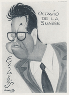 Ex Libris Octavio De La Suarée - Antonio Rubio (rastercliché) - Bookplates