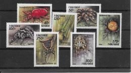 Thème Animaux - Araignées - Tanzanie - Neuf ** Sans Charnière - TB - Spiders