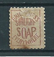 New Zealand Sunlight Soap Roestplek/tache De Rouille/stockfleck/stainspot Mint Hinged/Ongebruikt/Neuf Avec Charniere - Nuovi