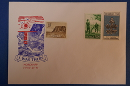 514 NORVEGE BELLE  LETTRE CAP NORD  NON VOYAGEE - Storia Postale