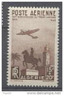 Algérie P. A. N° 13 X  25ème Anniversaire Du Timbre Algérien,  Trace De Charnière Sinon TB - Airmail