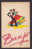 Carte Parfumée Parfum Publicité Publicitaire BANJO 5,2 X 8,2 - Profumeria Antica (fino Al 1960)