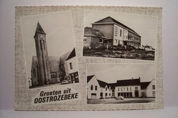 GROETEN  UIT  OOSTROZEBEKE  -  MULTIVUES  - ( Pas De Reflet Sur L'original  ) - Oosterzele