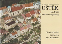 Prospekt Heft Ustek Auscha Stadt Umgebung Geschichte Gegenwart Leben Tourismus A Leitmeritz Litomerice Aussig Usti 2001 - Tchèquie