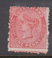Australia-Queensland  ASC 16b 1879 One Penny Red, Mint No Gum - Ungebraucht