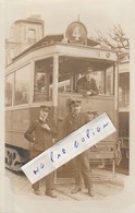 PARIS - Tramway N° 4 - Ligne  Montreuil - Nation - Louvre    ( Carte Photo )      Conducteur Et Contrôleurs - Public Transport (surface)