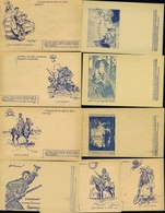 9 Pcs Carte Francise Militaire Modele A1 - Briefe U. Dokumente