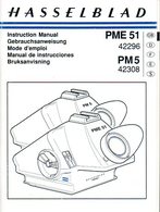 Mode D'emploi Hasselblad Viseurs à Prisme PME 51 Et PM 5 - Other & Unclassified