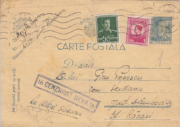 WW2, CENSORED DEVA NR 16,  KING MICHAEL PC STATIONERY, ENTIER POSTAL, 1944, ROMANIA - 2. Weltkrieg (Briefe)