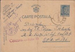 WW2, CENSORED BRASOV NR 19, KING MICHAEL PC STATIONERY, ENTIER POSTAL, 1942, ROMANIA - World War 2 Letters