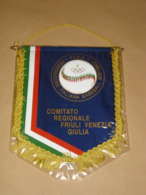 ITALIAN BASEBALL SOFTBALL FEDERATION - FRIULI VENEZIA GIULIA - PENNANT - FLAG - BANNER - ITALY - Apparel, Souvenirs & Other