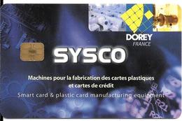 CARTE-PUCE-FRANCE-DEMONSTRATION-SYSCO-DOREY FRANCE--R°/V° Glacé- LUXE - Cartes De Salon Et Démonstration