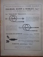RAMONEUR DE CHAUDIERE  Dalmar Kuhn & Roblet à Rouen- Page De 1925 Catalogue Sciences & Tech. (Dims. Standard 22 X 30 Cm) - Andere Geräte