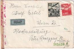 SLOVAQUIE 1944 PLI AERIEN DE BRATISLAVA - Briefe U. Dokumente