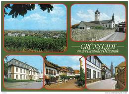 Carte Postale Allemagne  Grünstadt Weinstrasse Trés Beau Plan - Gruenstadt
