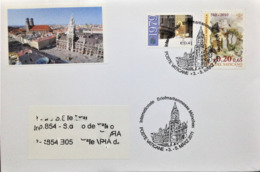 Vatican, Circulated Cover To Portugal, "Filatelic Event", "Münich Intl. Exhibition", "Architecture", 2011 - Briefe U. Dokumente