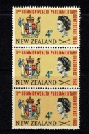 New Zealand 1965 Commonwealth Parliamentary Conference 4d Strip Of 3 MNH - Ongebruikt