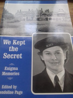 We Kept The Secret Enigma Memories GWENDOLINE PAGE Reeve 2002 - Armée Britannique