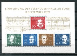 5712 - BUND - Block 2 (Beethoven) In Postfrisch - Mnh - 1959-1980