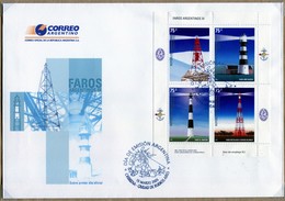 Argentina 2006 Lighthouses 1 FDC + 1 Foglietto - Ungebraucht