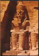 °°° 18644 - EGYPT - ABU SIMBEL ROCK TEMPLE OF RAMSES II - With Stamps °°° - Tempel Von Abu Simbel