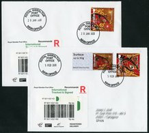 GIBRALTAR (2020). ATM Post & Go + Stamps - Year Of The Rat, Année Du Rat, Año De La Rata - Registered FDCs - Anno Nuovo Cinese