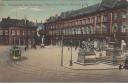 (1826) AK Metz, Lothringen, Paradeplatz, Rathaus, Vor 1945 - Lothringen