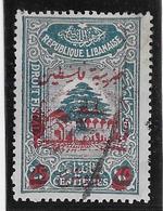 Grand Liban - Armée Libanaise Maury N°201A - Surcharge Rouge - Oblitéré - TB - Used Stamps