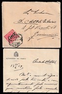 Cover + Letter - Alfandega Do Porto, Porto To Guimarâes / Cancel - Porto - 1909 - Storia Postale