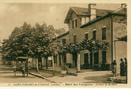 Saint-Vincent-de-Tyrosse (Landes) Hôtel Des Voyageurs Avenue De La Gare  Cpa - Saint Vincent De Tyrosse