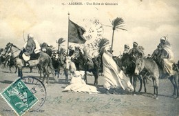 Algérie - Une Halte De Goumiers - Men