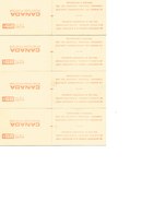 Canada, 4 Carnets Usage Courant 1968 - 1 Complet Et 3 Avec 1 Seul Timbre + Vignette - Volledige Velletjes