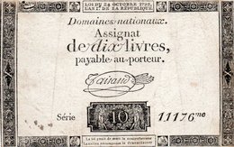 FRANCIA 10 LIVRES 1792  P-A66 B - ...-1889 Francs Im 19. Jh.